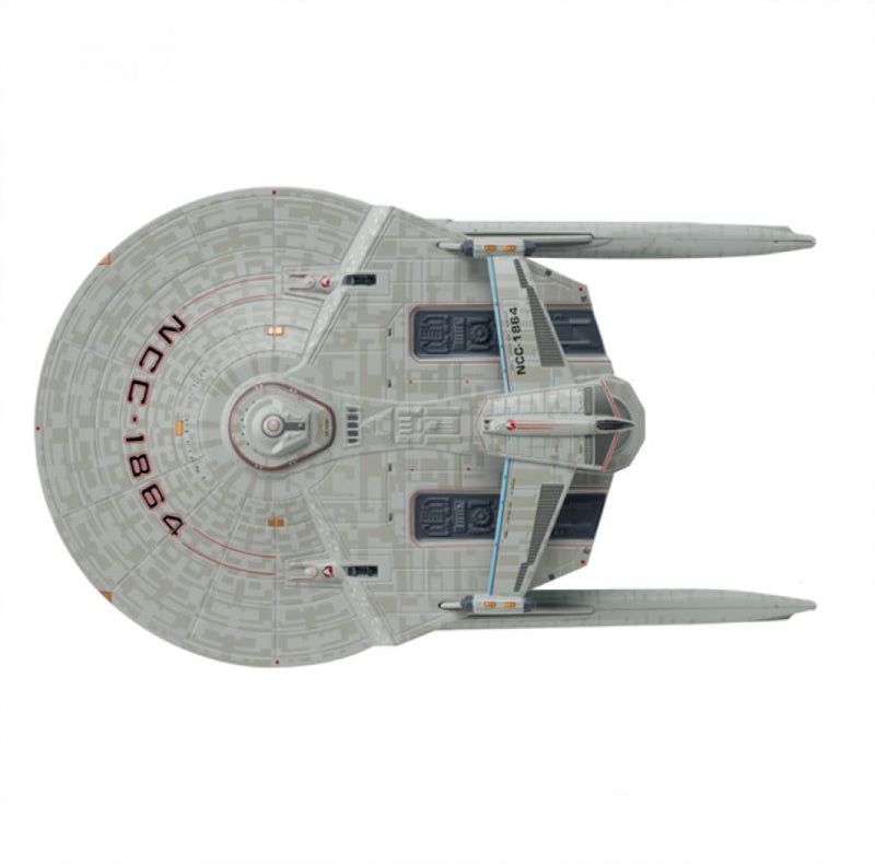 U.S.S. Reliant NCC-1864 Model Diecast Ship XL EDITION (Eaglemoss / Star Trek), rear view