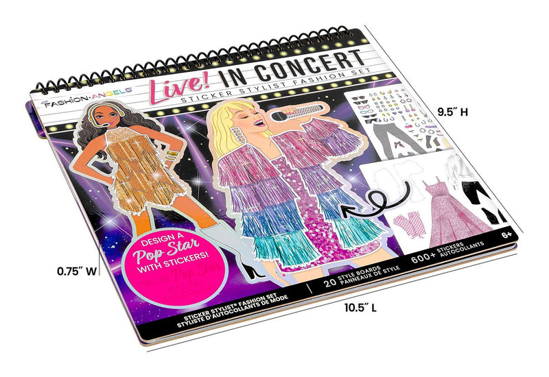 Fashion Angels Live! Concert Sketch & Sticker Stylist - Image