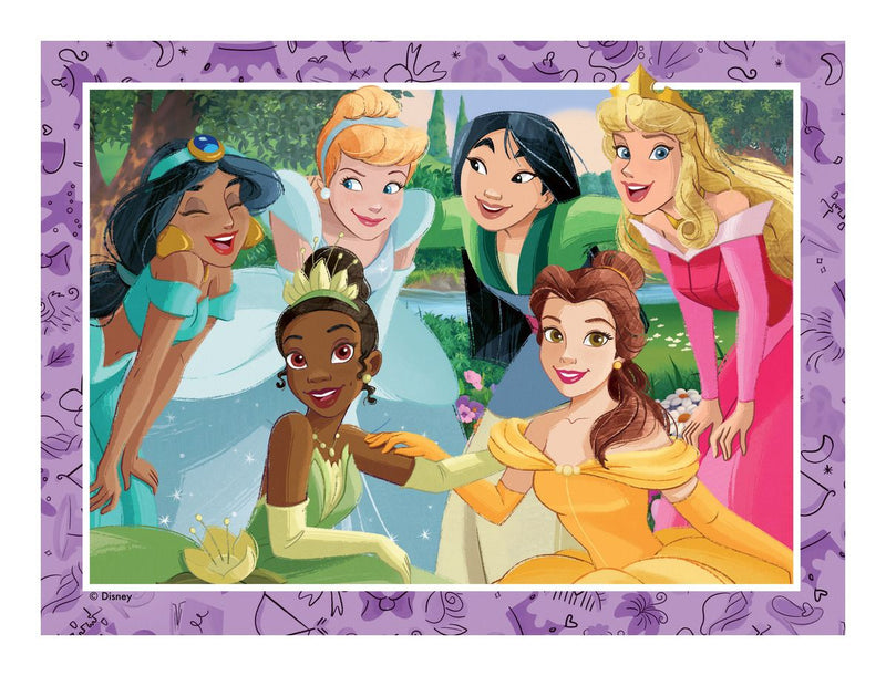 Disney Princess 4 in a Box Jigsaw Puzzle - Image