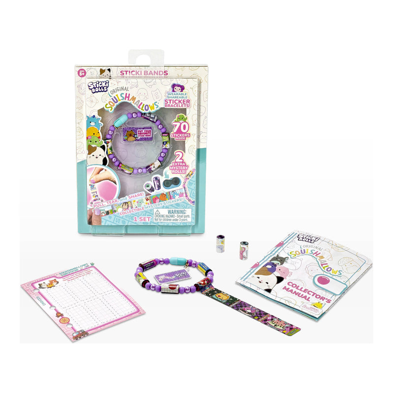Sticki Rolls - Squishmallows Sticki Bands Single (Case of 9)