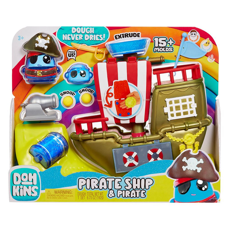 DohKins Pirate Ship Playset - Image