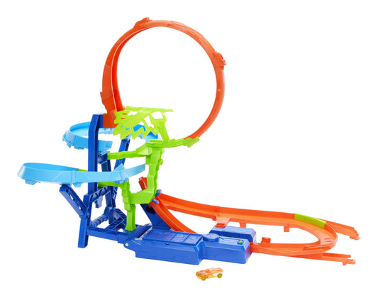 Hot Wheels Stunt Tracks Motorised Big Air Crash - Image