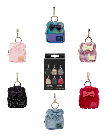 Loungefly - Minnie Glitter Bag Charms collectible from Abgee