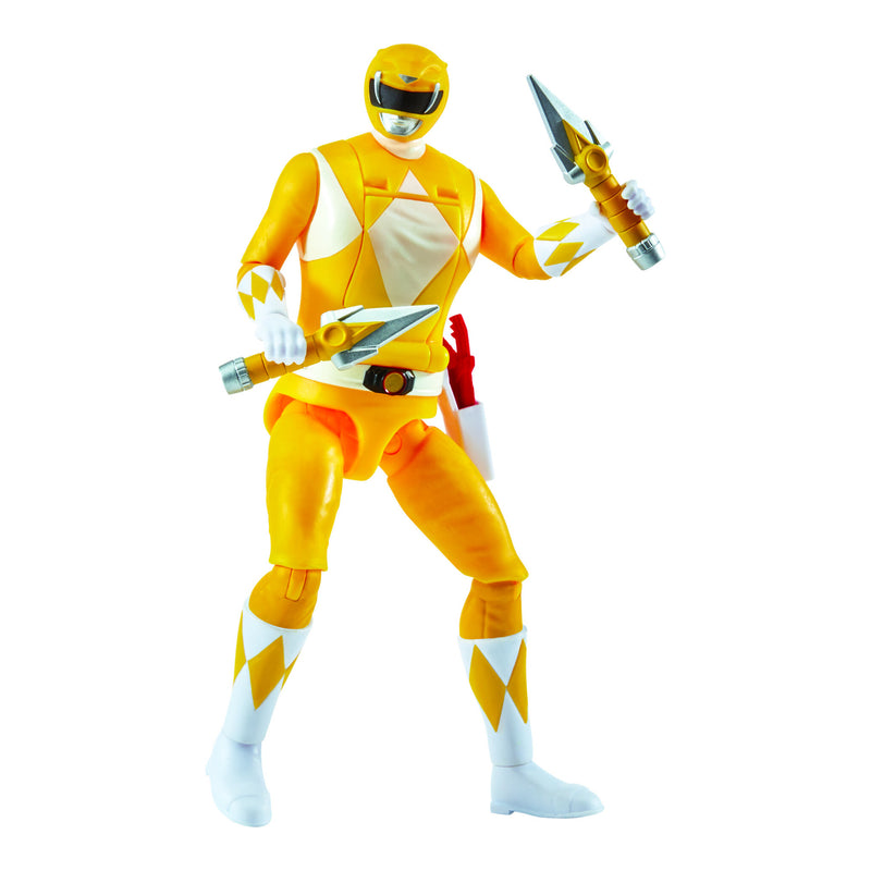 Mighty Morphin Power Rangers Auto Morphin Figure - Yellow Ranger