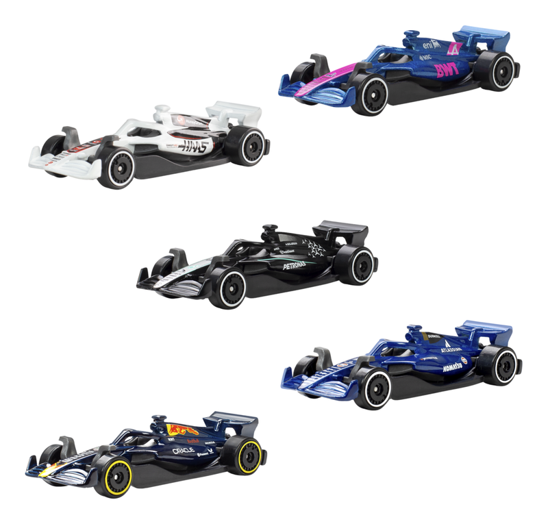 Hot Wheels 1:64 Scale 5-Pack Formula 1 - Image