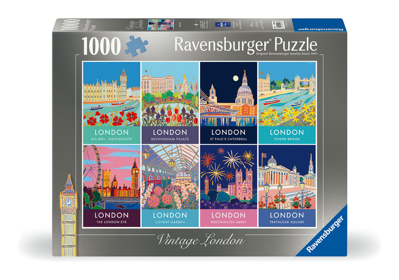 Vintage London 1000 Piece Jigsaw Puzzle