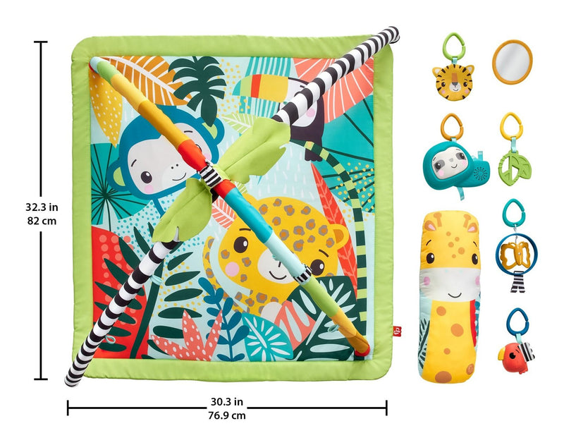 Fisher Price 3-in-1 Rainforest Sensory Gym - Image