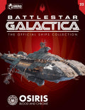 Osiris (Blood & Chrome) Diecast Model Ship (Battlestar Galactica: The Official Ships Collection Eaglemoss), close-up detail