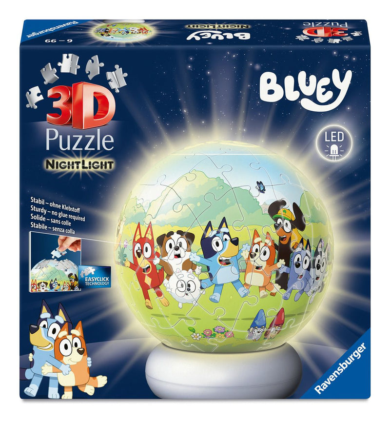 Bluey 3D Puzzle Night Light - Image