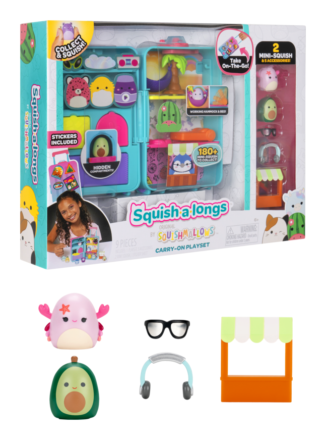 Squishalongs - Medium Playset (Luggage) W2 - Image