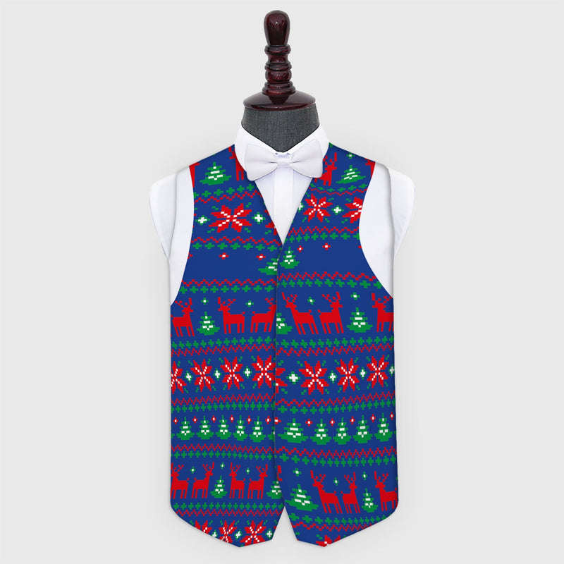 Beers Xmas Jumper - Novelty Costume Fancy Dress Waistcoat ( 4 sizes available ), close-up detail