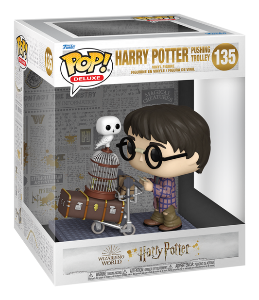 Pop! Deluxe - Harry Potter - Harry Pushing Trolley - Image