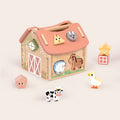Wooden Shape Sorter Barn