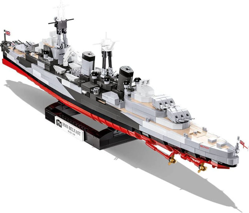 Cobi World War II HMS BELFAST LIGHT CRUISER (1,517 Pieces) - Image 5