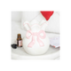 White and Pink Bow Oil Burner