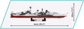 Cobi World War II HMS BELFAST LIGHT CRUISER (1,517 Pieces) - Image 6