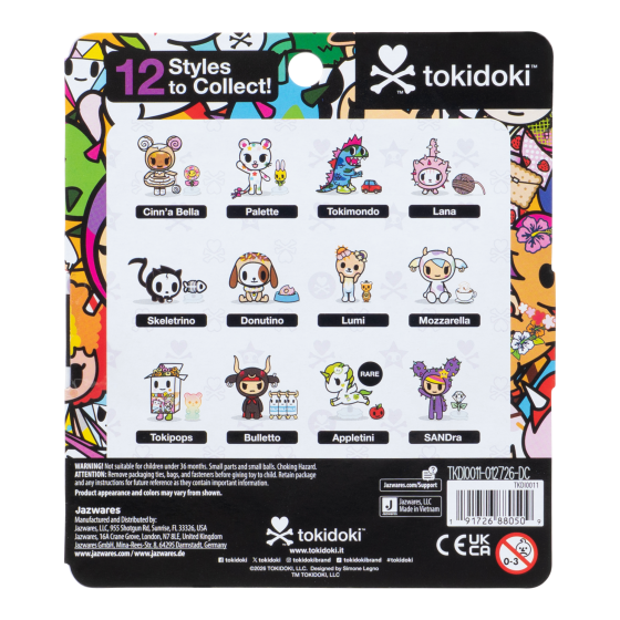 Tokidoki - 2in Mystery Friends Pack Asstd