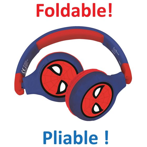 Spider-Man 2 in 1 Bluetooth & Wired foldable Headphones