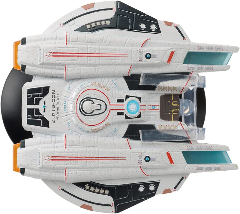 U.S.S. Shran NCC-91413 - Shran-class Light Escort Model Diecast Ship STO (Eaglemoss / Star Trek), close-up detail