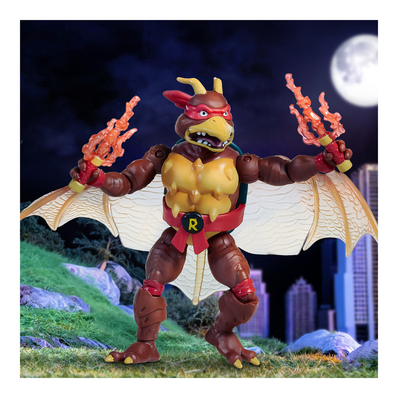 TMNT x Godzilla Figure - Raphael & Rodan
