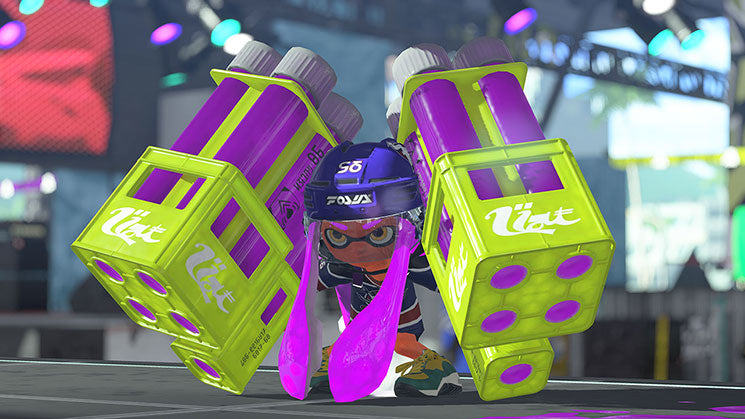 Splatoon 2 - Nintendo Switch close up detail