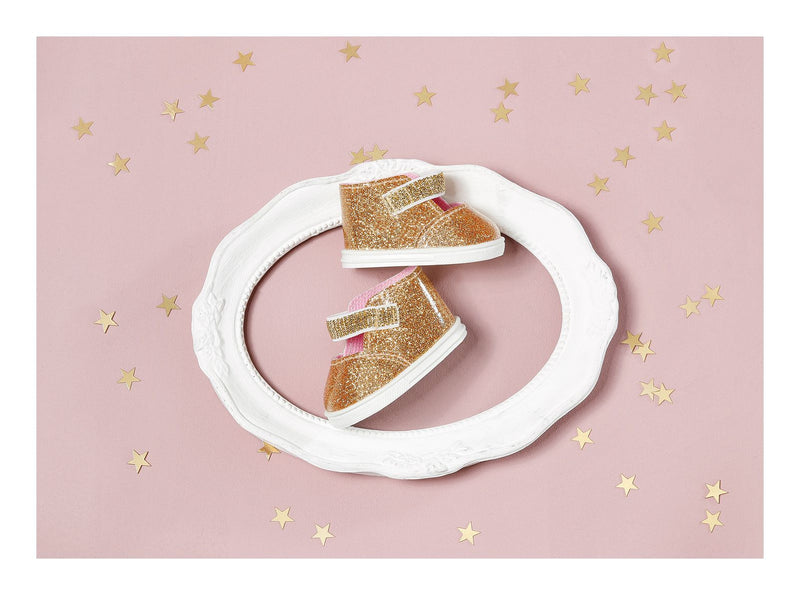 Baby Annabell Big Gold Shoes & Insoles 43cm - Image