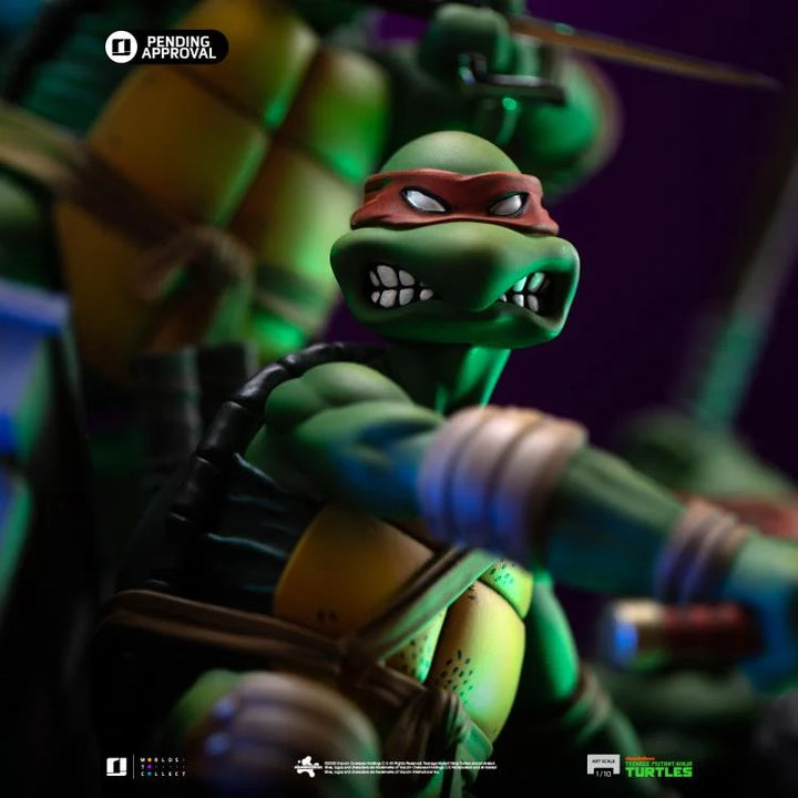 Iron Studios Teenage Mutant Ninja Turtles TMNT Set Deluxe 1/10 Art Scale Statue