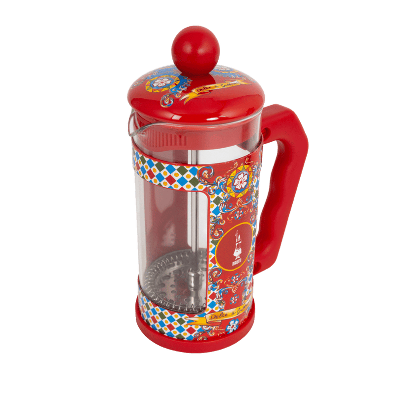 Bialetti X Dolce&Gabbana Sicilian Cart Cafetiere, side angle
