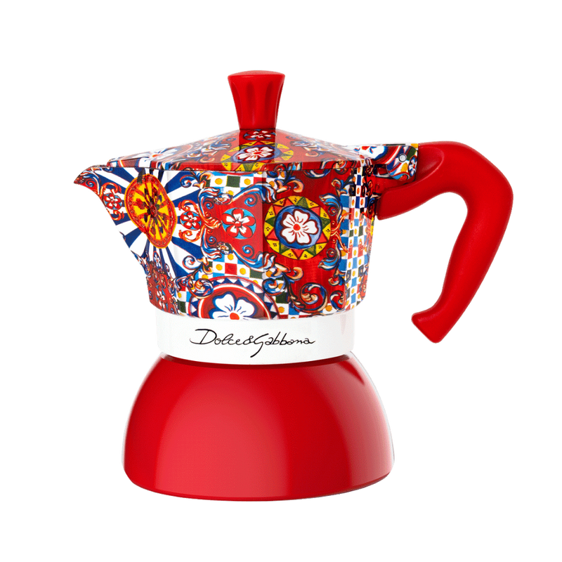 Bialetti X Dolce&Gabbana Sicilian Cart Moka Induction collectible from Brew Italia