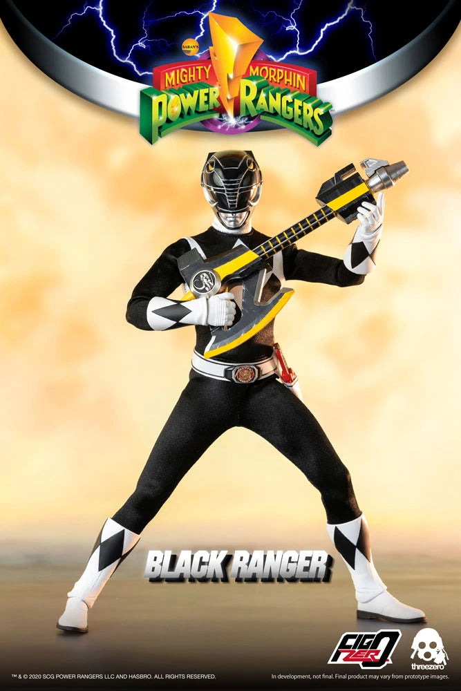 Mighty Morphin Power Rangers FigZero Black Ranger 1/6 Scale Figure