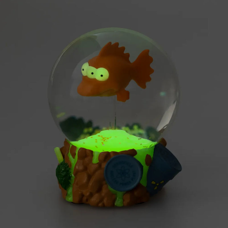 The Simpsons Blinky the Three Eyed Fish Snow Globe