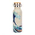 The Great Wave of Kanagawa Hokusai Metal Bottle with Handle