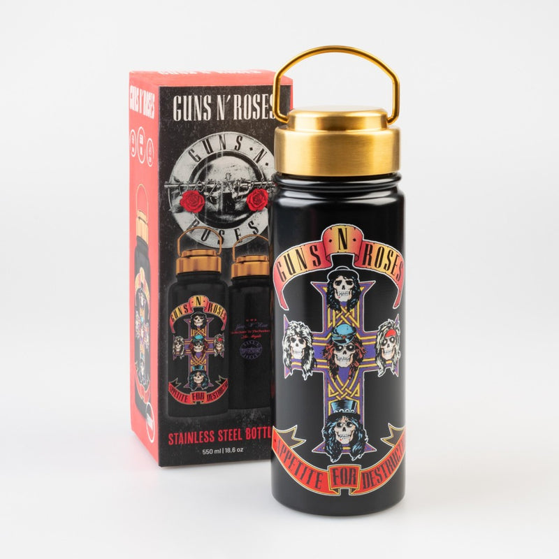 Guns N' Roses 550ml Hot & Cold Metal Bottle