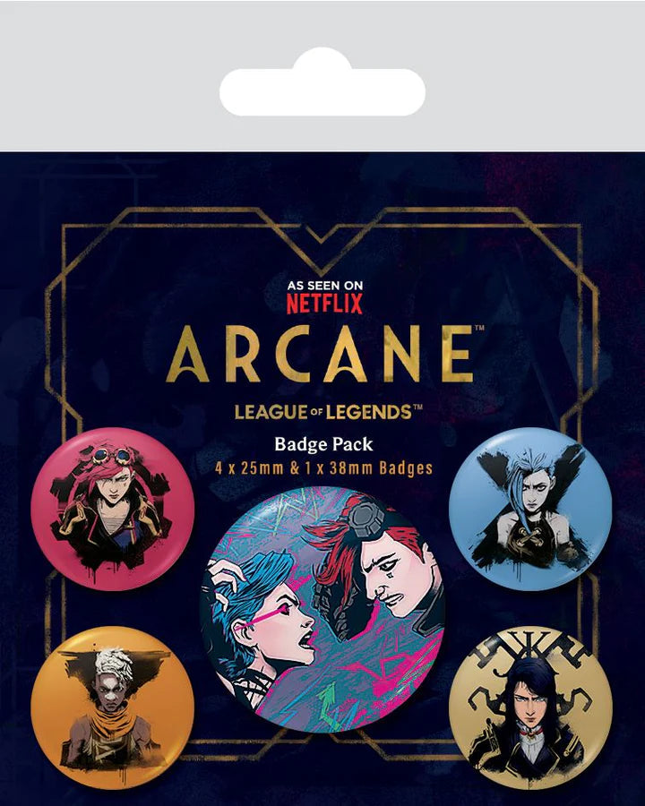 Arcane Netflix Badge Pack