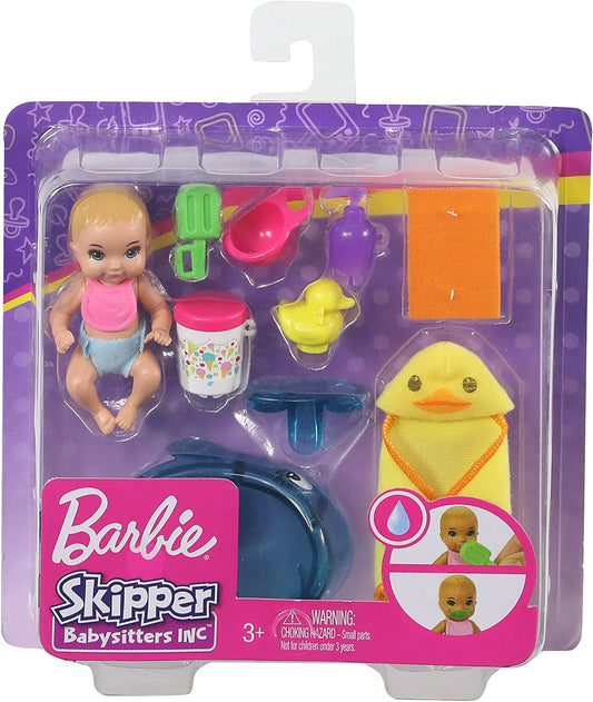 Barbie Skipper Babysitters Inc (Bath Time Playset)