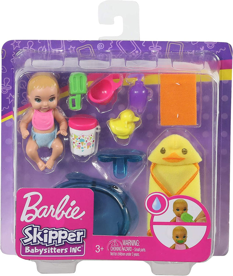 Barbie Skipper Babysitters Inc (Bath Time Playset)