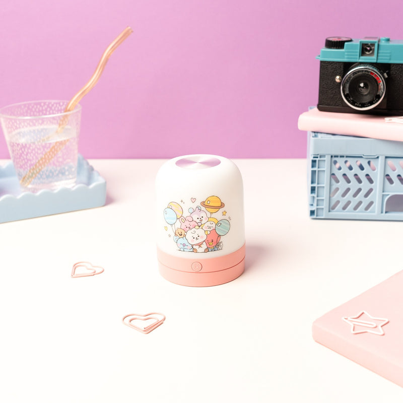 BT21 Rechargeable Ambient LED Lamp with Touch Control side angle