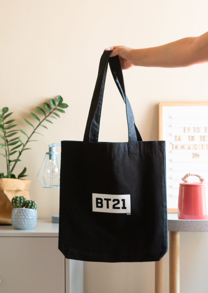 BT21 Brand Tote Bag design detail