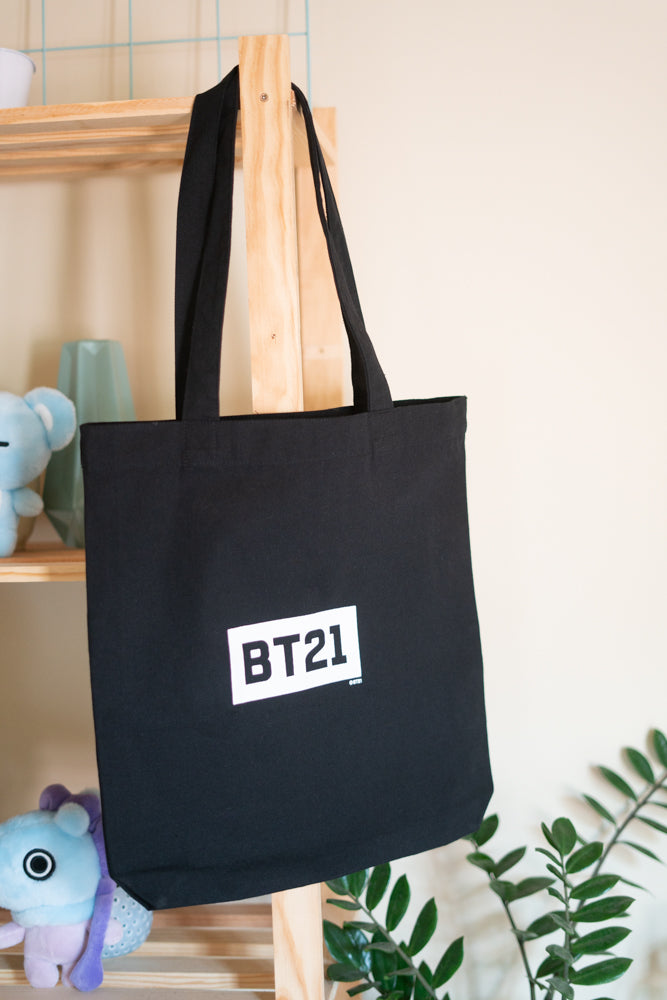 BT21 Brand Tote Bag side angle