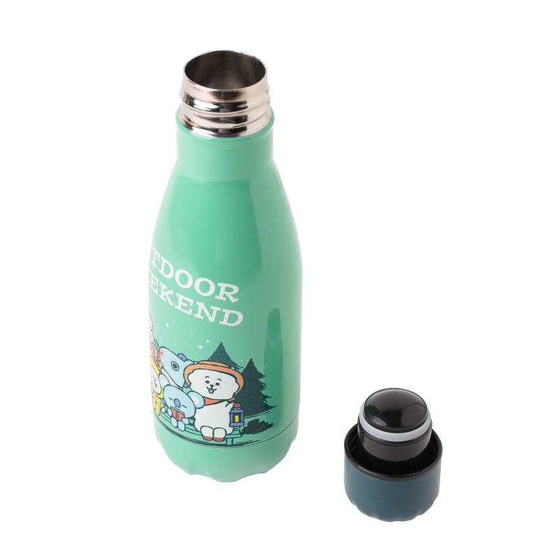 BT21 Stainless Steel Bottle 260ml Hot and Cold side angle
