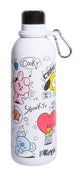 BT21 Stainless Steel Bottle 500ml with Carabiner Ring