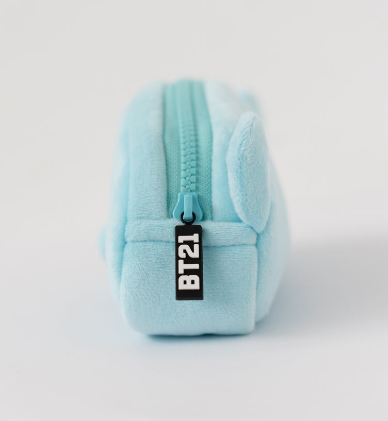 BT21 Koya Plush Pencil Case with Embroidered Details side angle