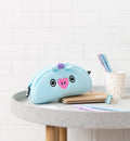 BT21 Mang Plush Pencil Case with Zip 20 x 9 x 5cm close up detail
