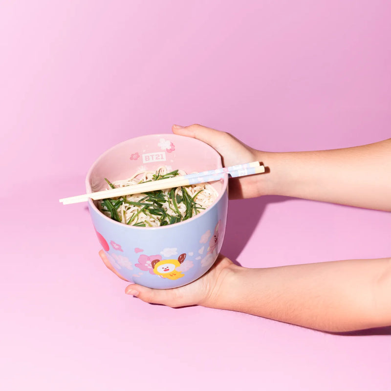BT21 Ramen Bowl design detail