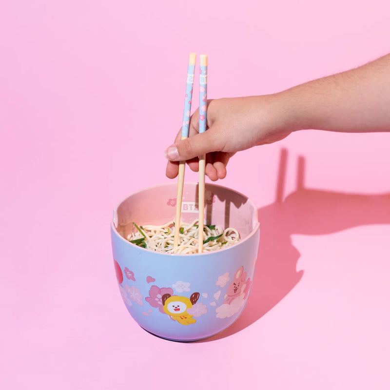 BT21 Ramen Bowl close up detail