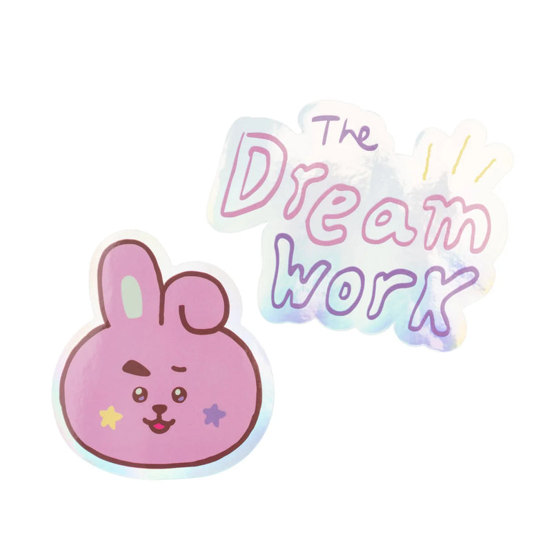 BT21 The Journey Cooky Vinyl Stickers Pack of 2