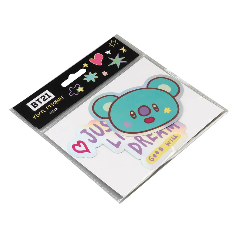 BT21 The Journey Koya Vinyl Stickers Pack of 2 alternate view