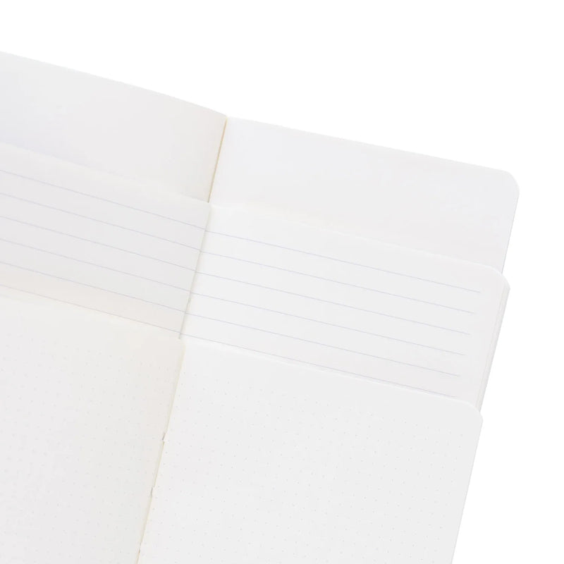 BT21 The Journey Koya Pack of 3 A6 Soft Cover Notebooks side angle
