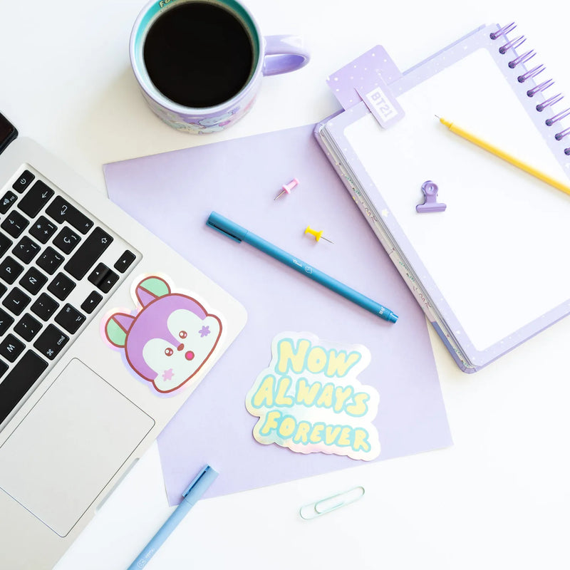BT21 The Journey Mang Vinyl Stickers Pack of 2 design detail