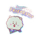 BT21 The Journey RJ Die Cut Vinyl Stickers Pack of 2